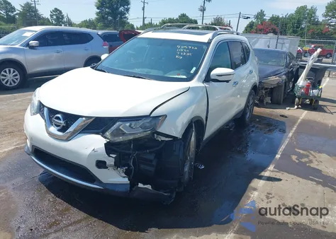 2016 Nissan Rogue Sl из США, поврежденный, VIN 5N1AT2MV6GC810430